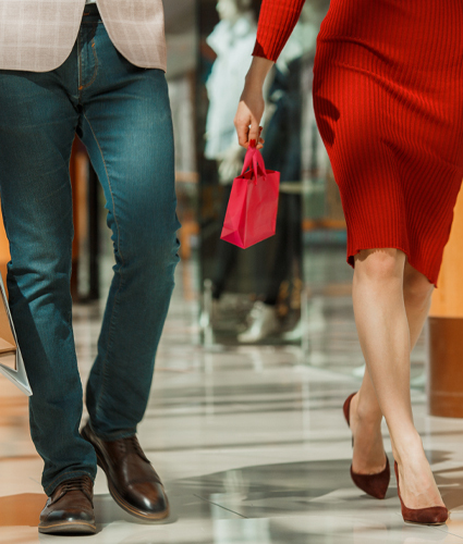 Couple celebrating Valentine’s Day at Orion Mall Bangalore