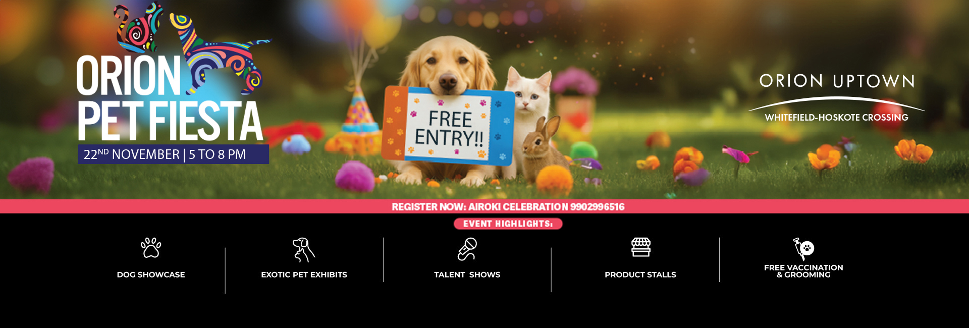 Pet Fiesta Event at Orion Uptown Mall