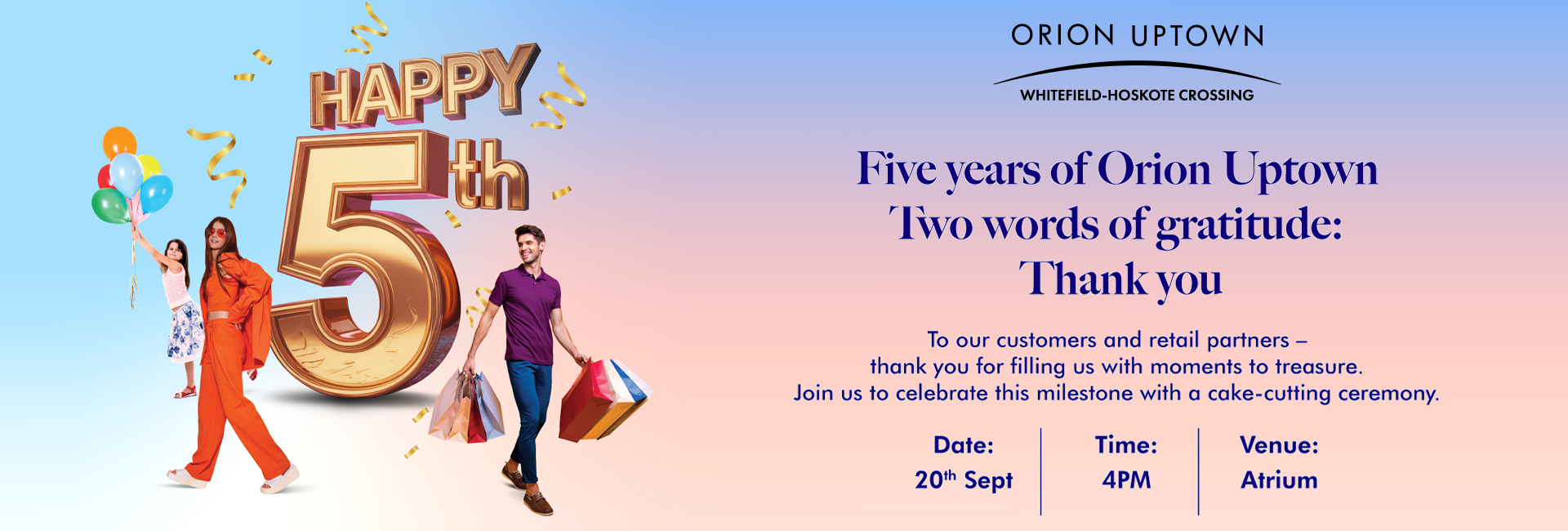 5th Anniversary Celebration